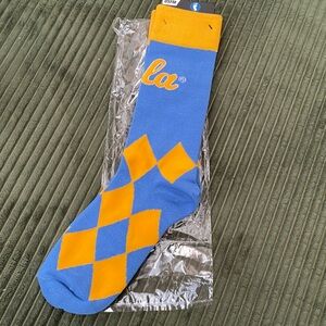 NWT UCLA Themed Diamond Socks